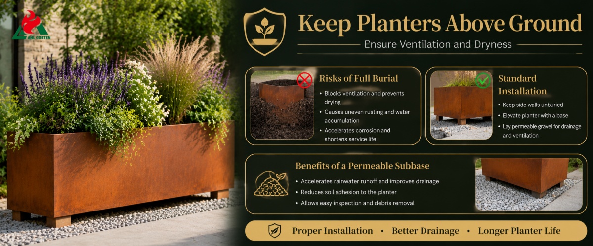 Full Burial in Soil Is Strictly Prohibited